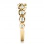 18k Yellow Gold 18k Yellow Gold Tension Set Diamond Band With Matching Engagement Ring - Vanna K - Side View -  1461 - Thumbnail
