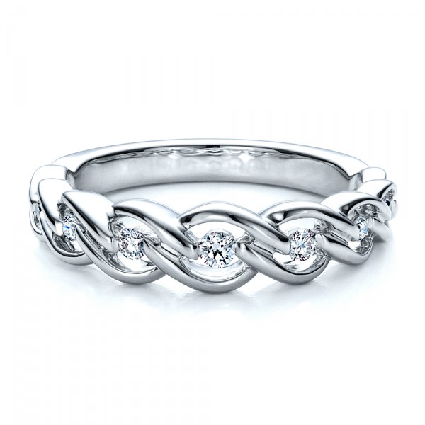 Joseph Jewelry â€º Women's Wedding Rings â€º Tension Set Diamond Band ...
