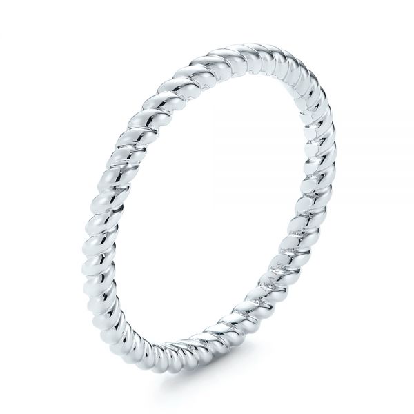 Textured Women's Wedding Ring - Image