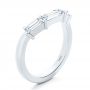 Trellis Three Stone Engagement Ring