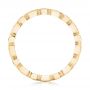 18k Yellow Gold 18k Yellow Gold Tsavorite And Diamond Stackable Eternity Band - Front View -  101892 - Thumbnail