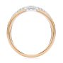 14k Rose Gold 14k Rose Gold Twist Style Diamond Ring - Front View -  107910 - Thumbnail