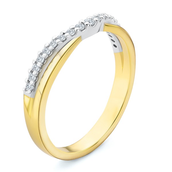 Twist Style Diamond Ring - Image