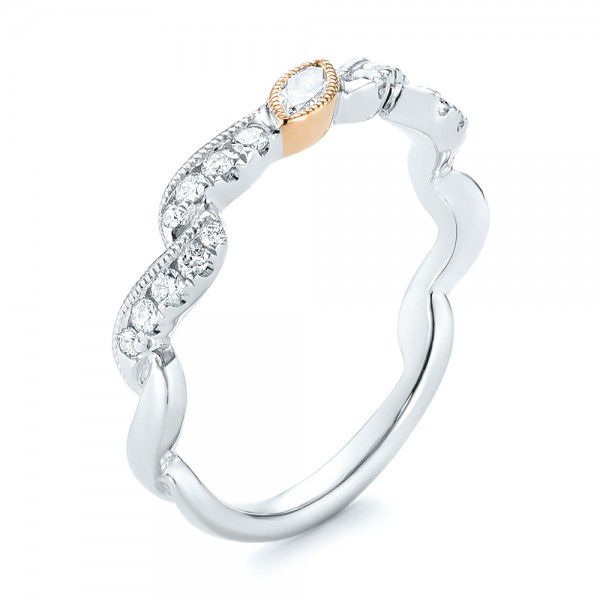 Two-Tone Diamond Wedding Band - reference design