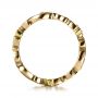 14k Yellow Gold And 18K Gold 14k Yellow Gold And 18K Gold Two-tone Diamond Women's Anniversary Band - Front View -  1252 - Thumbnail