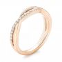 14k Rose Gold And 14K Gold Two-tone Wedding Band