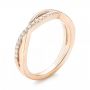 18k Rose Gold And 18K Gold Two-tone Wedding Band