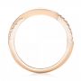 18k Rose Gold And Platinum 18k Rose Gold And Platinum Two-tone Wedding Band - Front View -  102679 - Thumbnail