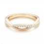 18k Yellow Gold And 14K Gold 18k Yellow Gold And 14K Gold Two-tone Wedding Band - Flat View -  102679 - Thumbnail