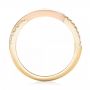 14k Yellow Gold And 14K Gold 14k Yellow Gold And 14K Gold Two-tone Wedding Band - Front View -  102679 - Thumbnail