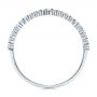  Platinum Platinum V-shaped Diamond Wedding Band - Front View -  106185 - Thumbnail