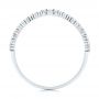 18k White Gold 18k White Gold V-shaped Diamond Wedding Band - Front View -  106189 - Thumbnail