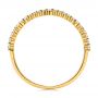 14k Yellow Gold 14k Yellow Gold V-shaped Diamond Wedding Band - Front View -  106185 - Thumbnail