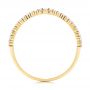 14k Yellow Gold 14k Yellow Gold V-shaped Diamond Wedding Band - Front View -  106189 - Thumbnail