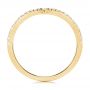 18k Yellow Gold 18k Yellow Gold V-shaped Diamond Wedding Ring - Front View -  106360 - Thumbnail