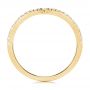 14k Yellow Gold 14k Yellow Gold V-shaped Diamond Wedding Ring - Front View -  106360 - Thumbnail