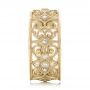 18k Yellow Gold 18k Yellow Gold Vintage Diamond Stackable Eternity Band - Side View -  101913 - Thumbnail