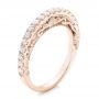 14k Rose Gold Vintage Diamond Wedding Band