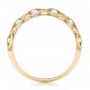 18k Yellow Gold 18k Yellow Gold Vintage Diamond Wedding Band - Front View -  102531 - Thumbnail