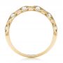 18k Yellow Gold 18k Yellow Gold Vintage Diamond Wedding Band - Front View -  102531 - Thumbnail