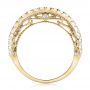 14k Yellow Gold 14k Yellow Gold Vintage Diamond Wedding Band - Front View -  102551 - Thumbnail