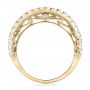 14k Yellow Gold 14k Yellow Gold Vintage Diamond Wedding Band - Front View -  102551 - Thumbnail