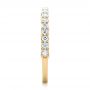 14k Yellow Gold 14k Yellow Gold Vintage Diamond Wedding Band - Side View -  102551 - Thumbnail