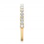 14k Yellow Gold 14k Yellow Gold Vintage Diamond Wedding Band - Side View -  102551 - Thumbnail