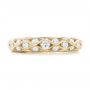 14k Yellow Gold 14k Yellow Gold Vintage Diamond Wedding Band - Top View -  102531 - Thumbnail