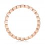 18k Rose Gold 18k Rose Gold Stackable Diamond Eternity Band - Front View -  101904 - Thumbnail