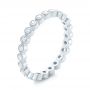  Platinum Platinum Stackable Diamond Eternity Band - Three-Quarter View -  101904 - Thumbnail