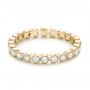 18k Yellow Gold 18k Yellow Gold Stackable Diamond Eternity Band - Flat View -  101904 - Thumbnail