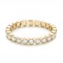 18k Yellow Gold 18k Yellow Gold Stackable Diamond Eternity Band - Flat View -  101904 - Thumbnail