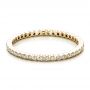 14k Yellow Gold 14k Yellow Gold Women's Bezel Set Diamond Eternity Band - Flat View -  100136 - Thumbnail