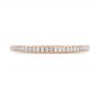 14k Rose Gold 14k Rose Gold Women's Channel Set Diamond Eternity Band - Top View -  100140 - Thumbnail