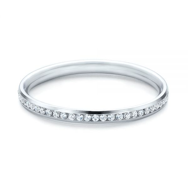 Women's Channel Set Diamond Eternity Band