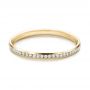 14k Yellow Gold 14k Yellow Gold Women's Channel Set Diamond Eternity Band - Flat View -  100140 - Thumbnail