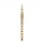 14k Yellow Gold 14k Yellow Gold Women's Channel Set Diamond Eternity Band - Side View -  100140 - Thumbnail