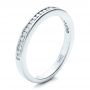  Platinum Women's Channel Set Wedding Band