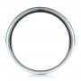 18k White Gold Women's Channel Set Wedding Band - Front View -  1474 - Thumbnail