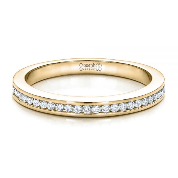 Women's Channel Set Wedding Band