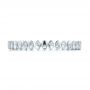 18k White Gold Women's Contemporary Diamond Eternity Band - Top View -  100133 - Thumbnail