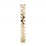 14k Yellow Gold 14k Yellow Gold Women's Contemporary Diamond Eternity Band - Side View -  100133 - Thumbnail
