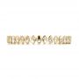 18k Yellow Gold 18k Yellow Gold Women's Contemporary Diamond Eternity Band - Top View -  100133 - Thumbnail