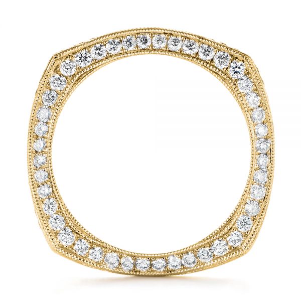 14k Yellow Gold 14k Yellow Gold Women's Diamond Anniversary Band - Front View - 988