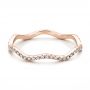 14k Rose Gold 14k Rose Gold Women's Diamond Eternity Band - Flat View -  100150 - Thumbnail