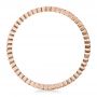 14k Rose Gold 14k Rose Gold Women's Diamond Eternity Band - Front View -  100131 - Thumbnail