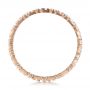 14k Rose Gold 14k Rose Gold Women's Diamond Eternity Band - Front View -  100142 - Thumbnail