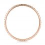 18k Rose Gold 18k Rose Gold Women's Diamond Eternity Band - Front View -  100275 - Thumbnail