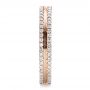 18k Rose Gold 18k Rose Gold Women's Diamond Eternity Band - Side View -  100118 - Thumbnail